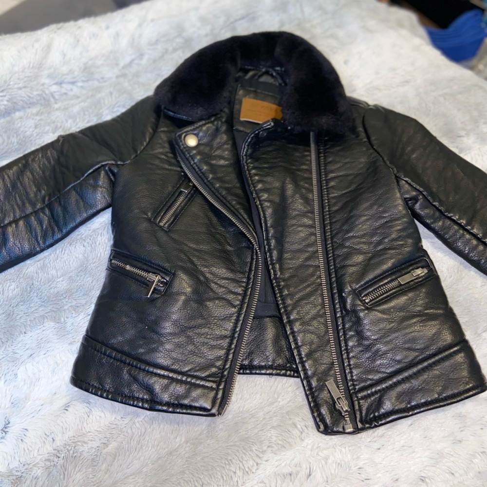 Black biker jacket